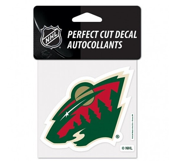 Wincraft Samolepka Minnesota Wild NHL Color Decal% 1 ks