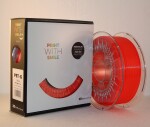 PET-G filament Neon Red 1,75 mm Print With Smile 1kg