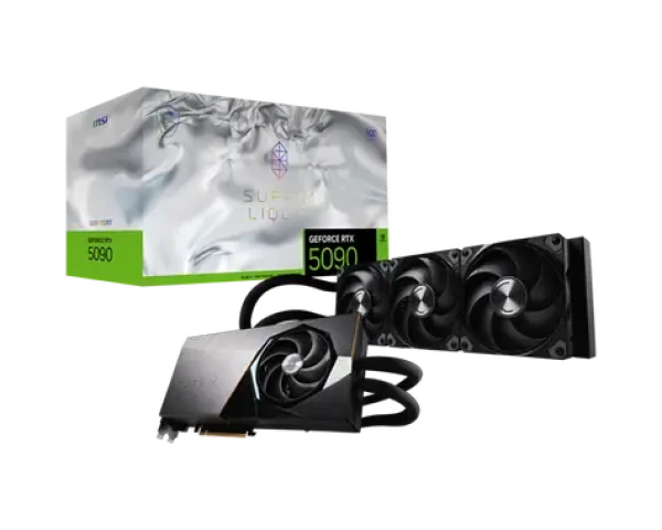 MSI RTX 5090 Suprim Liquid SOC 32GB / 2580MHz / 32GB GDDR7 / 512-bit / 1x HDMI + 3x DP / 1000W (16) (RTX 5090 32G SUPRIM LIQUID SOC)
