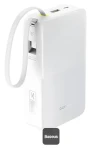 Baseus EnerFill FC51 Bipow2 Pro bílá / Powerbanka / 20000 mAh / USB-C v těle / USB-C / USB-A / 22,5W (E0027700)