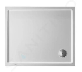 DURAVIT - Starck Slimline Sprchová vanička 900x750x45 mm, bílá 720117000000000