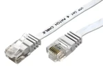 Goobay 95152 CAT6 plochý bílá / Patch kabel / U/UTP / 2m (95152)