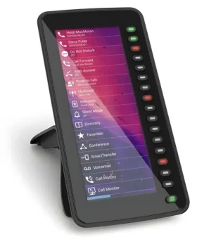 Snom D7C černá / Rozšiřující modul / barevný displej 6,8" / 48 programovatelných tlačítek / USB (4467)