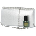 Módní dámské psaníčko Michelle Moon Rivex, stříbrné