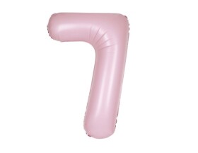 Balónek narozeniny číslo 7 světle růžové 86 cm Balónek narozeniny číslo 7 světle růžové 86 cm