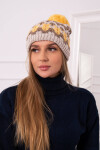 Dámská čepice Laila K283 light beige+cappuccino UNI
