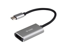 YENKEE YTC 012 USB-C na HDMI adaptér stříbrná / 4K / 0.2m (8590669262816)