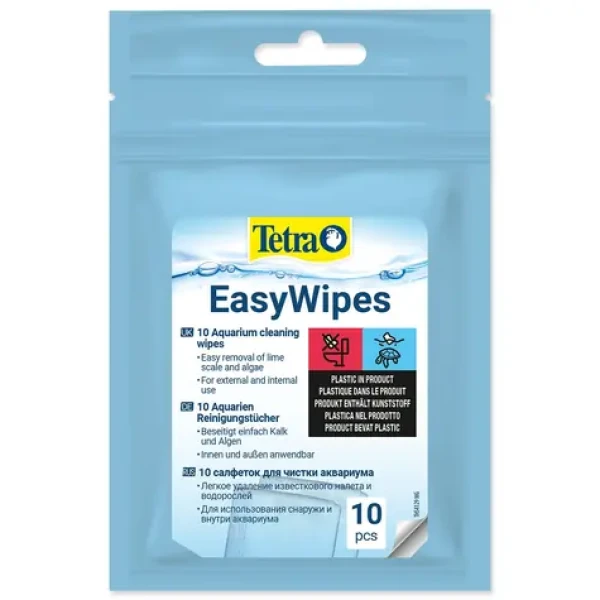 Tetra Easy Wipes / Čisticí ubrousky pro akvária / 10 ks (A1-164727)