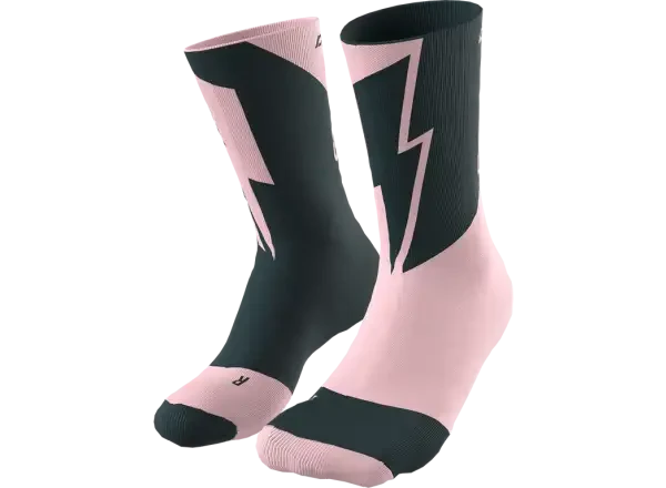 Dynafit No Pain No Gain sportovní ponožky Pale rose/Blueberry vel. 35-38