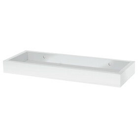 Polička, mdf, bílá, P-010 WT