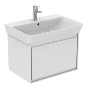 Ideal Standard Skříňka pod umyvadlo Cube 65 cm, 58x41x40 cm, lesklá bílá/bilá mat E0847B2