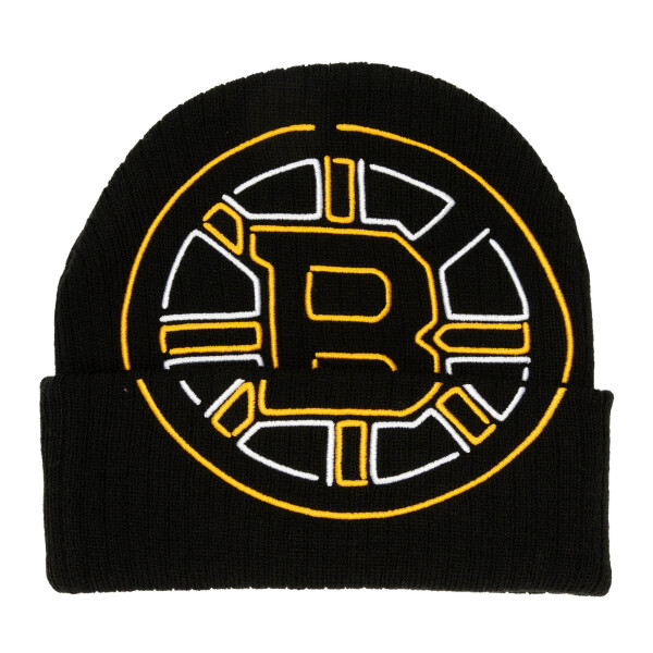 Mitchell & Ness Pánská zimní čepice Boston Bruins NHL Line Light Knit