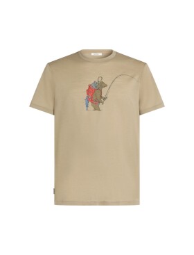 ICEBREAKER Mens Mer 150 Tech Lite SS Tee Bear Catch, Flagstone velikost: XL