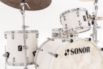 Sonor Momentum Beech 22" 3pc Shell Set Satin Pure White