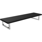 CERANO Deska pod umyvadlo Navira Pro + 2 konzole pod desku - černá matná - 120x46x3,6 cm - 606075