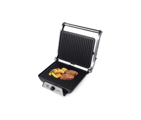 Orava Grillchef 4 elektrický kontaktní gril, 2000 W, regulace teploty, manuální ovládání, tepelně izolovaná rukojeť