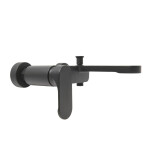Vanová baterie SAT Fusion bez sprchového setu 150 mm matná černá SATBSFU222CPC SATBSFU222CPC