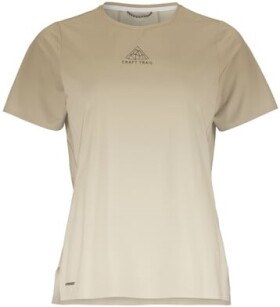 Craft PRO Trail SS 2 dámské triko beige - Běžecké tričko CRAFT PRO Trail SS 2 - hnědá Velikost textilu: L