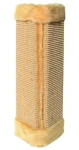 CAT-GATO Škrabadlo rohové 21x50 cm / Škrabadlo pro kočky / sisal, plyš / béžová (319585)