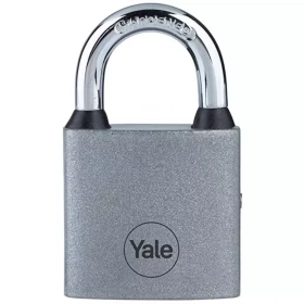 Visací zámek Yale Y111B/38/121/1 železný stříbrný
