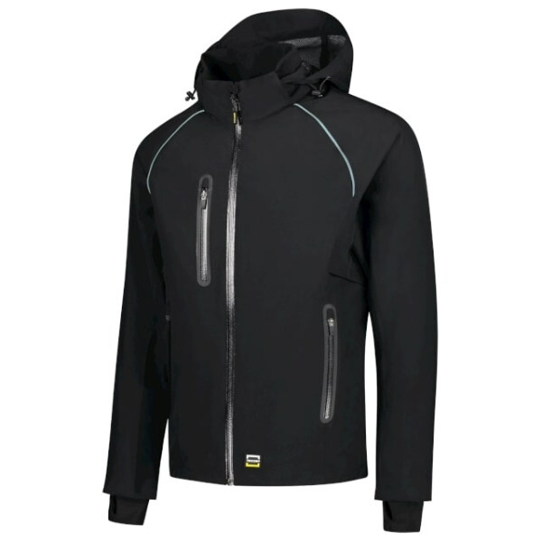 Tech Shell bunda unisex černá L