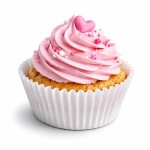 Dortisimo Košíčky na muffiny bílé 5 x 3,5 cm (1000 ks)