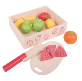 Bigjigs Toys krájecí ovoce v krabičce