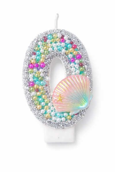 Dortová svíčka Oceán perly č.0