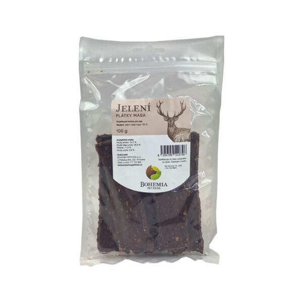 BOHEMIA Jelení stripsy 100g