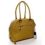 Dámská kožená kabelka s dlouhým uchem Nicole žlutá