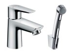 HANSGROHE - Talis E Umyvadlová baterie s ruční sprchou Bidette, chrom 71729000