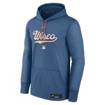 Nike Pánská mikina Milwaukee Brewers MLB City Connect 2026 Authentic Therma Hoodie - Modrá Velikost: M