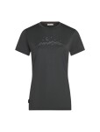 Dámské merino triko s krátkým rukávem ICEBREAKER Wmns 150 Tech Lite SS Tee Sparkling Stars, Obsidian velikost: S