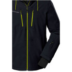 Pánská lyžařská bunda Killtec KSW 44 zateplená zimní sportovní bunda s kapucí černá (38698/200) 3XL