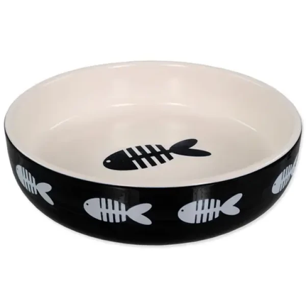 Magic Cat Miska keramická potisk ryba černá 13x4cm 260ml (453-80930)