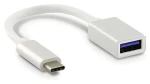 LMP adaptér USB-C na USB-A stříbrná / Adaptér / hliníkové tělo (16089)