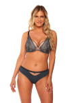 Dámská push-up podprsenka Gaia BS 1232 Catalina tmavě modrá 65D