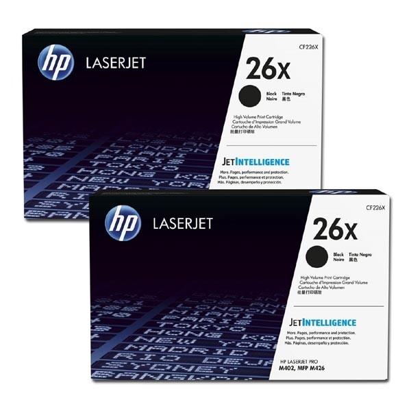 Hewlett-Packard HP CF226XD, černý (HP 26X) - originální toner (Dvojbalení)