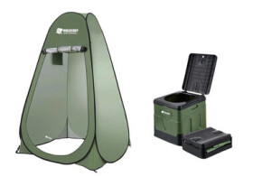 Holdcarp Set přenosného záchodu a hygienického stanu Portable Toi + Toilet Shower Tent (50695049)