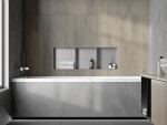 MEXEN - X-Wall-NR modul pro vestavbu do stěny s policí 90x30, nerez 1911903010S
