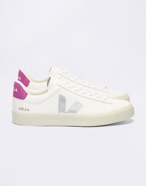 Veja Campo Leather WHITE_SILVER_ULTRAVIOLET 38