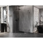 MEXEN/S - Lunar-F sprchový kout skládací dveře levá 85 x 70, transparent, grafit metal 836-085-070-95-00-L