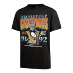 47 Brand Pánské Tričko Pittsburgh Penguins Graphic 47 Drop Shoulder Tee Velikost: