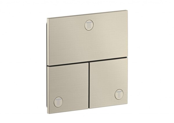 AXOR - ShowerSelect ID Ventil pod omítku pro 3 spotřebiče, kartáčovaný nikl 36780820