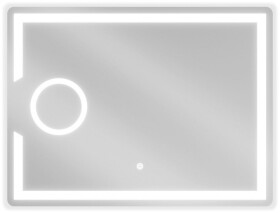 MEXEN - Onyx zrcadlo s osvětlením s kosmetickým zrcátkem 80 x 60 cm, LED 600 9813-080-060-611-00