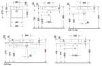 DURAVIT - Vero Umyvadlo 500x470 mm, s přepadem, s otvorem pro baterii, bílá 0454500027