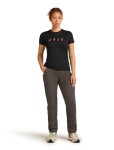 Dámské merino tričko s krátkým rukávem ICEBREAKER Wmns 150 Tech Lite SS Tee Snow Day, Black velikost: M