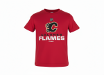 Reebok Dětské tričko Calgary Flames NHL Clean Cut Velikost: Dětské XL (14 - 16 let)