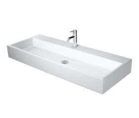 DURAVIT - Vero Air Umyvadlo nábytkové 120x47 cm, bez přepadu, otvor pro baterii, WonderGliss, bílá 23501200711