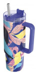 Nerezový termohrnek s brčkem Vibe Midnight Forest 880ml